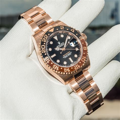 rose gold gmt rolex|rose gold rolex watch price.